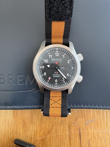 Bremont mbii black dial green - mbii,