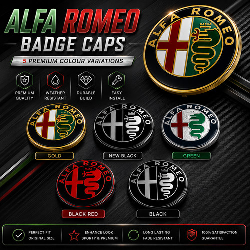 Alfa romeo 74mm badge - 74mm,