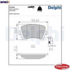BRAKE PAD SET DISC BRAKE