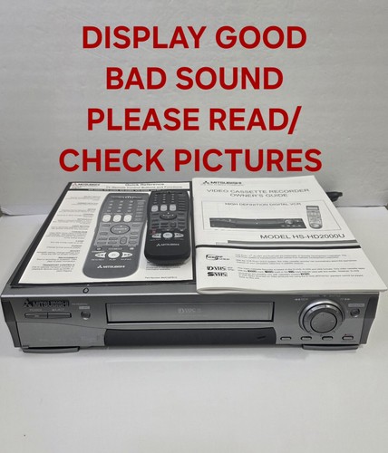 Mitsubishi hd2000u vhs - hs-hd2000u, d-vhs