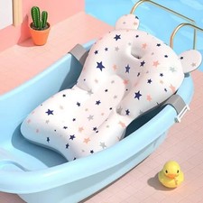 Baby Bath Cushion Newborn Babybath Tub Pad Seat Support Insert Pillow Adjustable