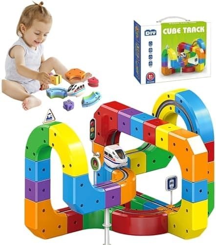 Electric train set - train, track