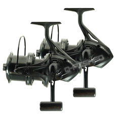 NGT Big Pit Reels Carp Fishing Black Front Quick Drag XT-8000 Set of 2 Reels