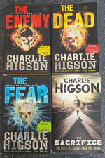 4 x Charlie Higson Paperback Bundle , The Enemy Series Books 1 - 4 Fear Dead