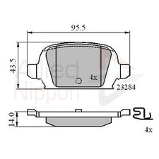 Brake Pads Set For Vauxhall