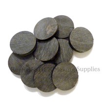 TEN LARGE WATER BUFFALO HORN SPACERS 35mm