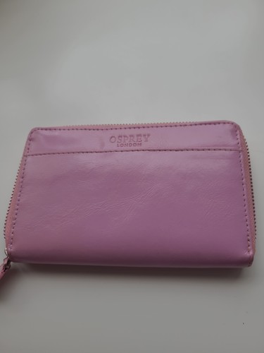 Osprey pink leather - pink, purse