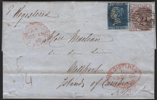 Registered entire from london - registered,