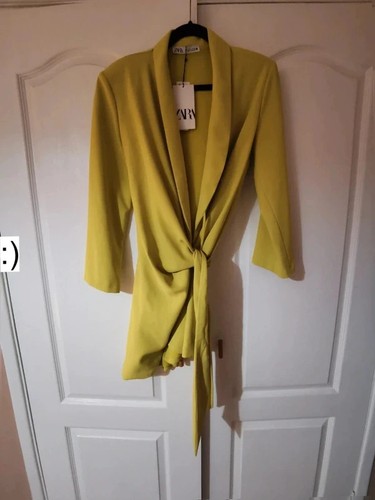 Zara women green blazer new - blazer,