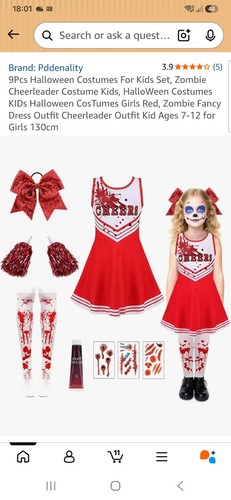 Girls zombie cheerleader - zombie,