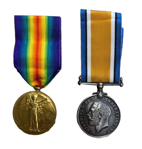 Ww1 medal pair bwm - bwm, &