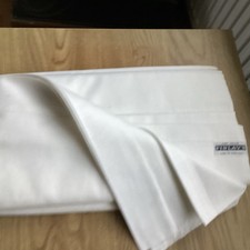 Vintage Finlay’s Cotton /Linen Single Bed Sheets Pair New But Section Cut On Hem