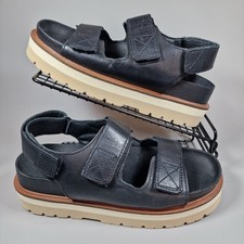 Clarks Orianna Sea Sandals Ladies Comfort Black Leather Size 7 D Holiday 