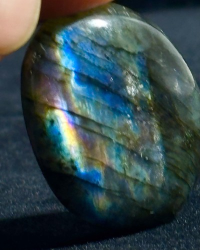 Rainbow labradorite crystal - rainbow,