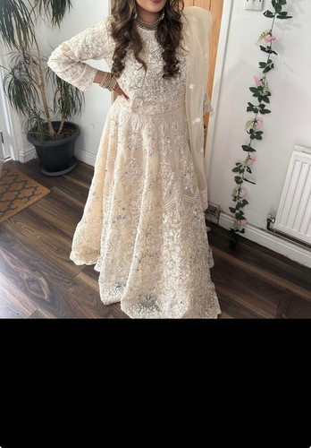 Ivory lehnga wedding outfit - wedding,