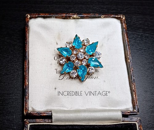 Vintage art deco aqua paste - art,
