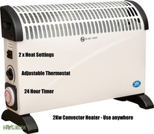 PORTABLE 2KW CONVECTOR HEATER