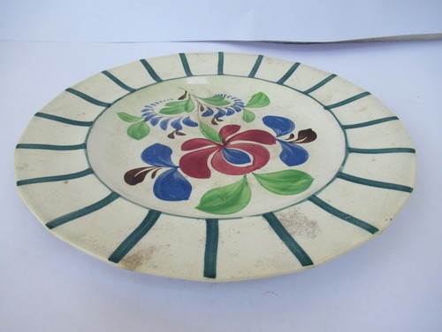 Antique spongeware pottery - antique,