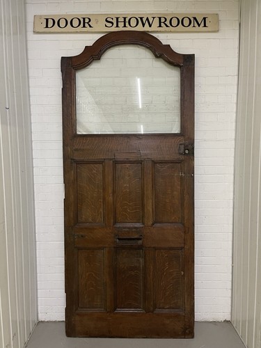 Reclaimed oak wooden entrance - wooden,