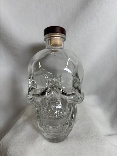 Crystal head vodka empty skull - crystal,