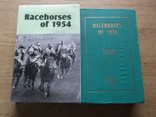 TIMEFORM "RACEHORSES OF 1954" V/G IN A MADE UP DUST JACKET