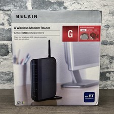 Belkin G Wireless Modem Router For BT ADSL Connections Model F5D7634uk4A