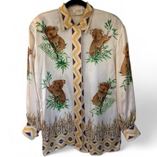 VINTAGE ESCADA SILK BLOUSE IN