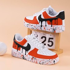 Custom Orange Drip Paint