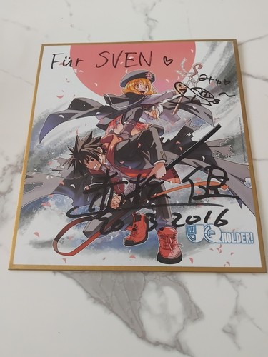 Ken akamatsu signed - akamatsu, shikishi