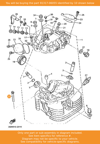 Yamaha bolt hex - bolt,hex.socket, head