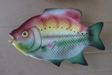 Majolica FISH Dish . Hand