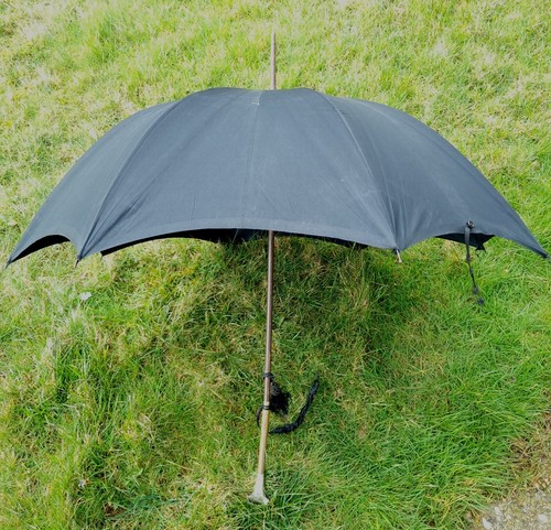 Antique umbrella silver handle - antique,