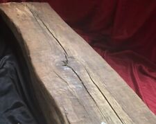 OLD ENGLISH OAK BEAM - RECLAIMED ANTIQUE 3.5 - 4.5m Length - Rare Square Shape