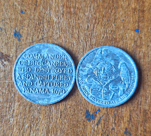 Novelty pirate coins henry - 2x,
