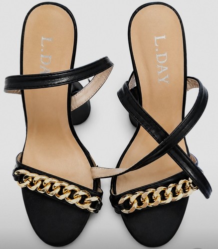Women black strappy - women’s,