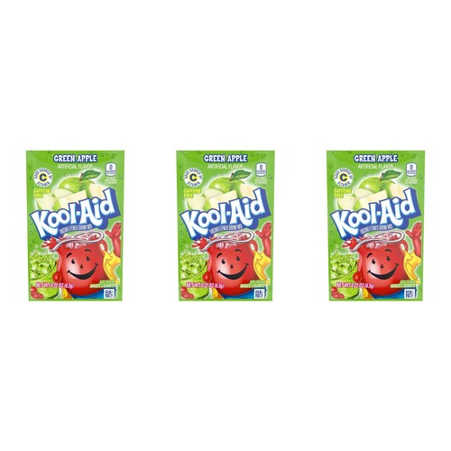 Kool aid green - green, apple