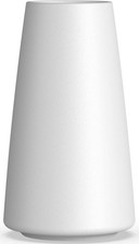 Vzmiza Luxury Ceramic Flower Vase - White 9.6L x 5.5W x 18.2H cm- New but scruff