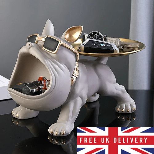 30cm bulldog dog statue - 30cm,