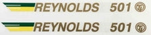 Reynolds 501 chainstay decals - reynolds,
