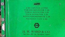 ward 2DS capstan lathe parts