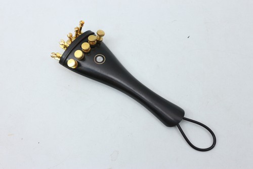 Violin tailpiece ebony wood - tailpiece,