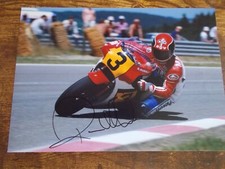 Randy Mamola signed 12x8