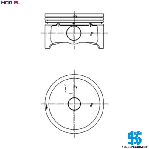 Piston 99457600 std for - piston,