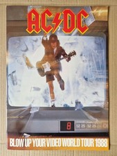AC/DC Tour Programme Blow Up Your Video 1988 - Very Good Condition