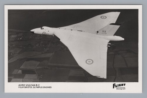 Avro vulcan real photo - avro, b.2