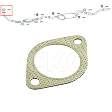 For MG ZR Models 1.8 Rear Back Box Rear Silencer Exhaust Gasket