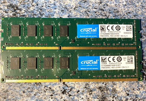 16gb 2x 8gb crucial - =2x,