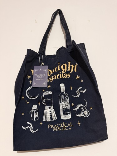 Practical magic navy tote - magic,