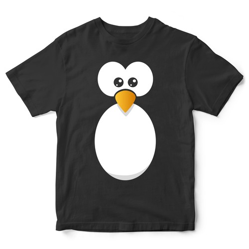 Kids penguin shirt - penguin,