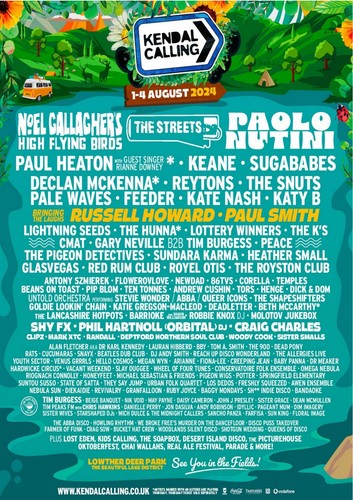 Kendal calling festival line - calling,